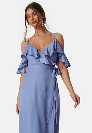 Andrea Viscose Satin Dress