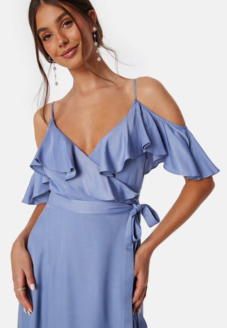 Andrea Viscose Satin Dress