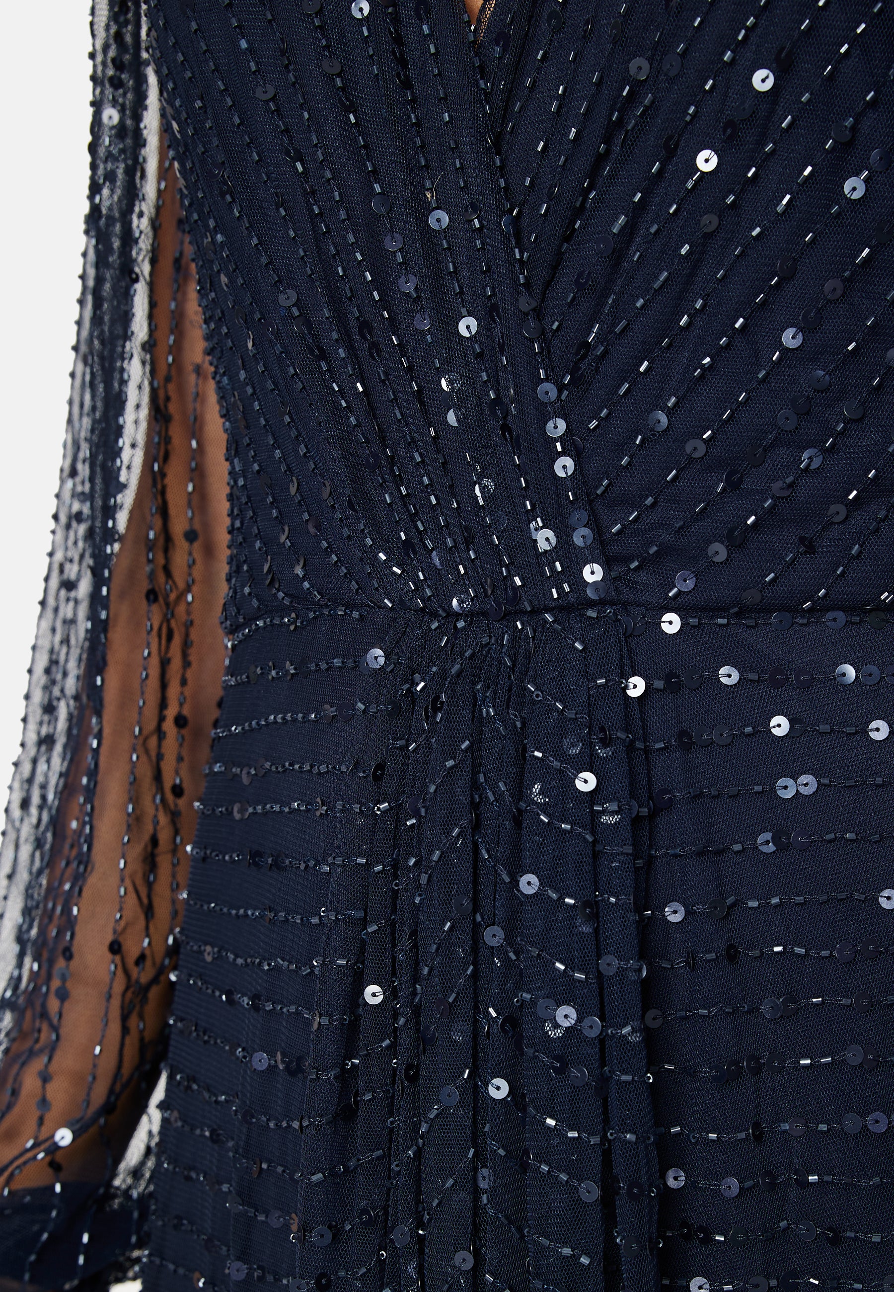 angeleye sequin dress Sequin Wrap Cocktail Midi Dress in Rainbow