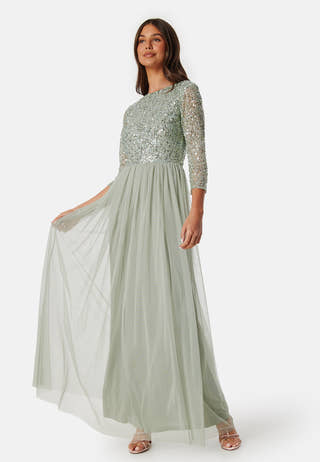 Angeleye Sequin Bodice Maxi Dress Bridesmaid dresses Green Angeleye Sequin Bodice Maxi Dress Bridesmaid dresses Green