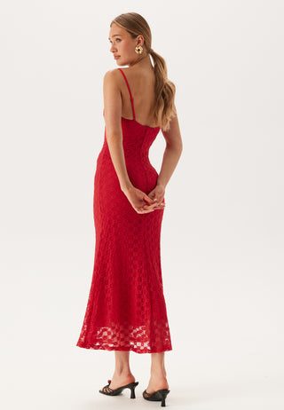 Adoni mesh midi dress