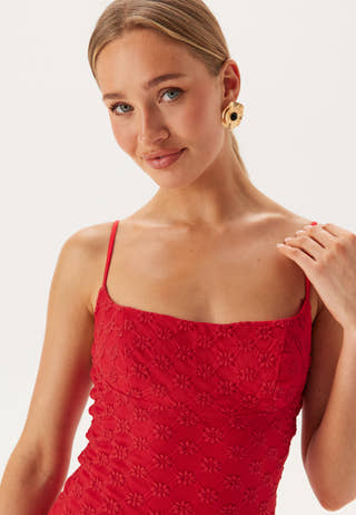 Adoni mesh midi dress