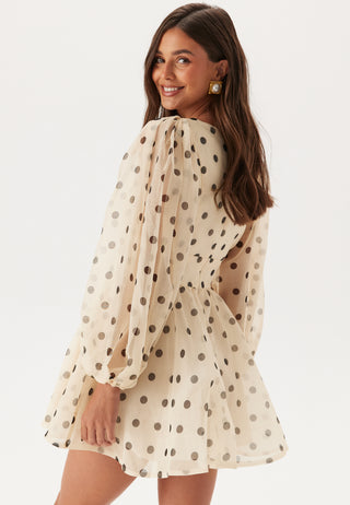 Eva Polka Dot Mini Dress