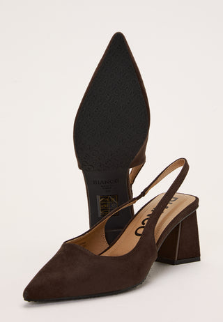 Biamaralyn Slingback Faux Suede
