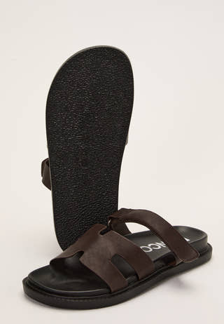 Biaoslo Velcro Slide Faux Leather