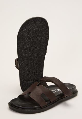 Biaoslo Velcro Slide Faux Leather