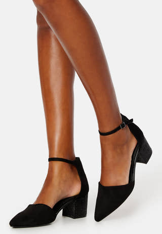 Devided Glitter Pump