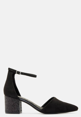 Devided Glitter Pump