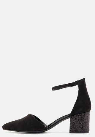 Devided Glitter Pump