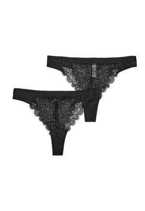 2-pack Henriette Lace Thong
