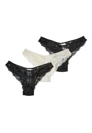 3-pack Bessie Lace Brief