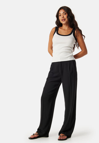 Contrast Rib Tank Top