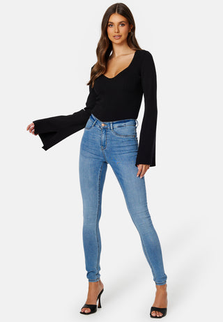 Knitted L/S Slit Top