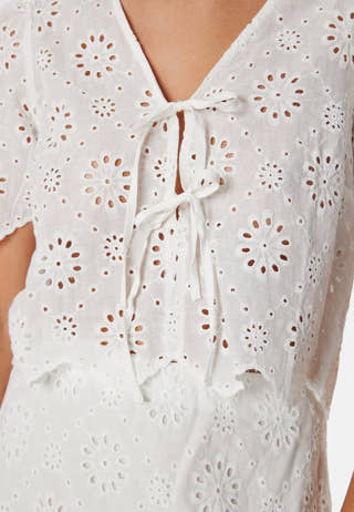 Broderie Anglaise Blouse