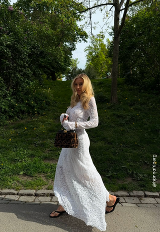 Asymmetric Lace Skirt