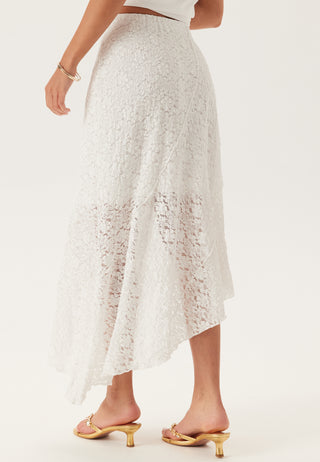 Asymmetric Lace Skirt