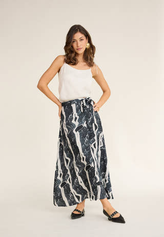 Wrap Maxi Skirt