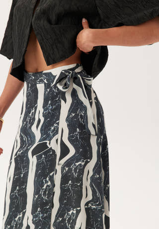 Wrap Maxi Skirt