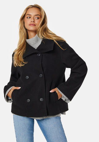 Ava High Neck Short Coat