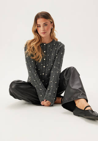 Beaded Knitted Cardigan