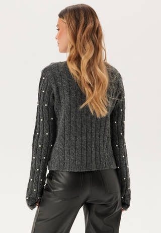 Beaded Knitted Cardigan