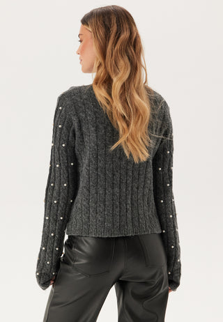 Beaded Knitted Cardigan