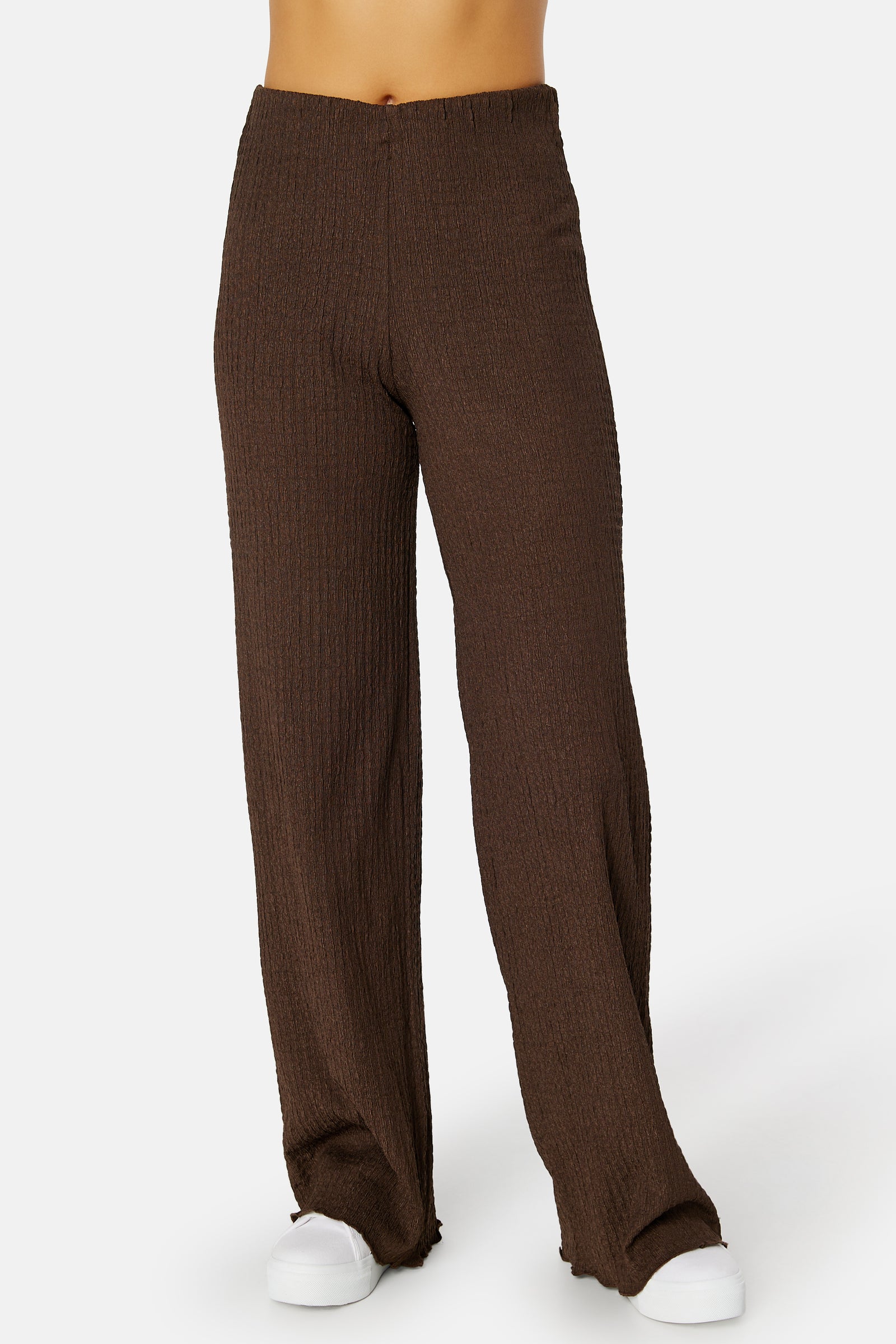 Bubbleroom – Becky structure trousers – All trousers – Brown