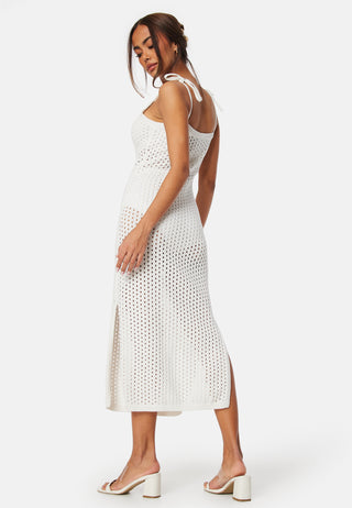 Crochet Knitted Tie Strap Dress