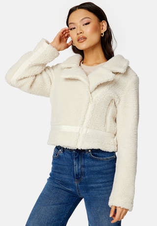 Belle Teddy Biker Jacket