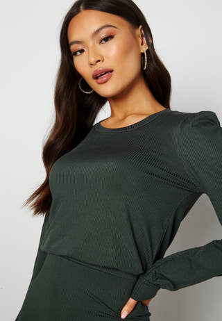 Besa long sleeve short dress