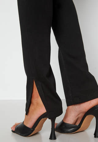 Bianca slit high waist jeans