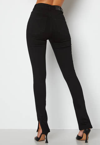Bianca slit high waist jeans