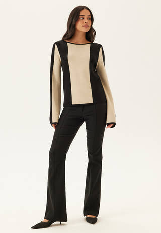 Block Knitted Sweater