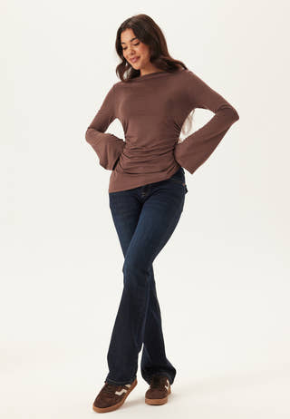 Boat Neck Asymmetric Top