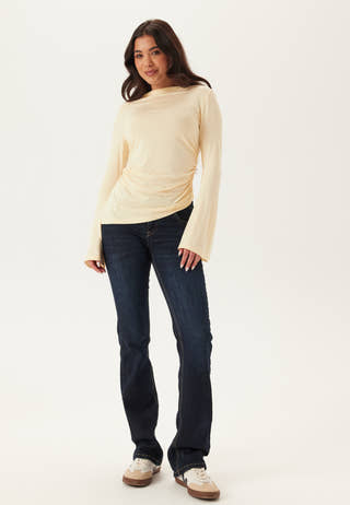 Boat Neck Asymmetric Top