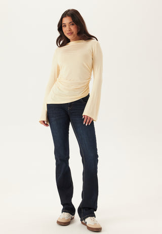 Boat Neck Asymmetric Top