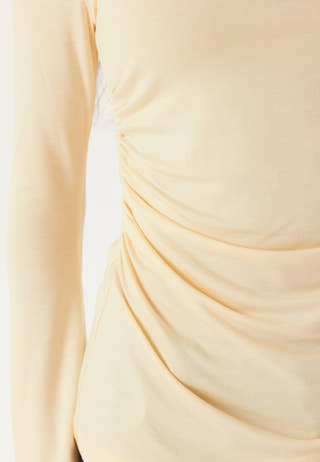 Boat Neck Asymmetric Top