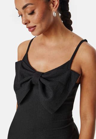 Bow Strap Midi Dress