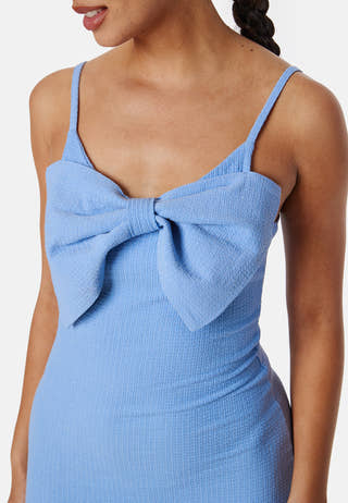 Bow Strap Midi Dress