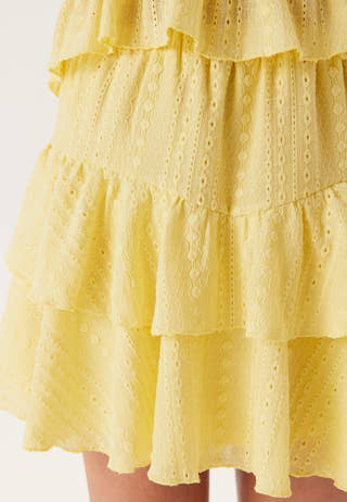 Broderie Anglaise Frill Skirt