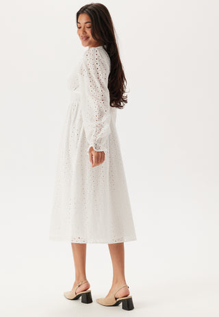 Broderie Anglaise Midi Dress