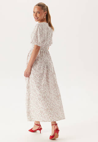 Butterfly Sleeve Viscose Maxi Dress