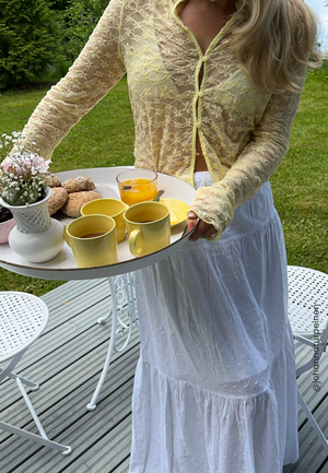 Button Lace Cardigan