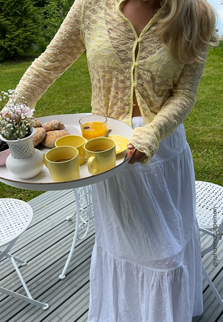 Button Lace Cardigan