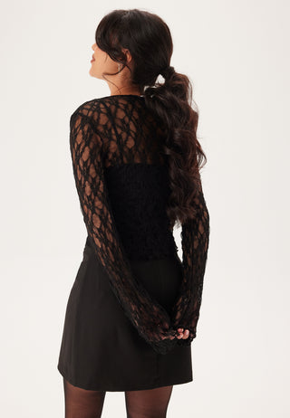 Button Lace Cardigan