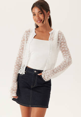 Button Lace Cardigan