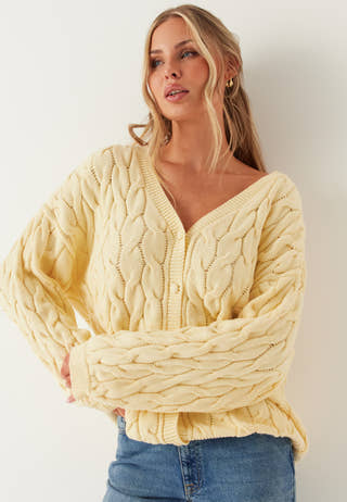 Cable Knit Cardigan