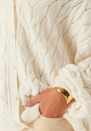 Cable Knit Cardigan