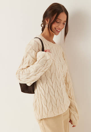 Cable Knitted Sweater