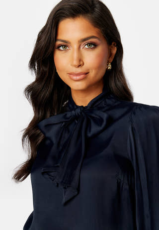 CC bow blouse
